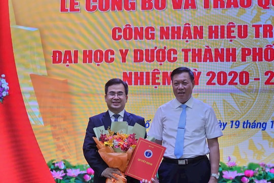 Phó giáo sư 47 tuổi làm Hiệu trưởng Đại học Y Dược TP.HCM