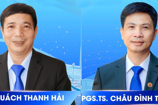 Ông Quách Thanh Hải và ông Châu Đình Thành giữ chức Phó Hiệu trưởng Trường ĐH Sư phạm Kỹ thuật TP.HCM