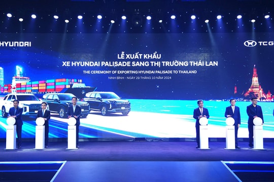 Hyundai Thành Công xuất khẩu lô xe SUV Palisade sang Thái Lan