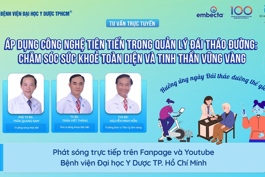 Ứng dụng công nghệ tiên tiến trong quản lý đái tháo đường: Chăm sóc sức khỏe toàn diện và tinh thần vững vàng