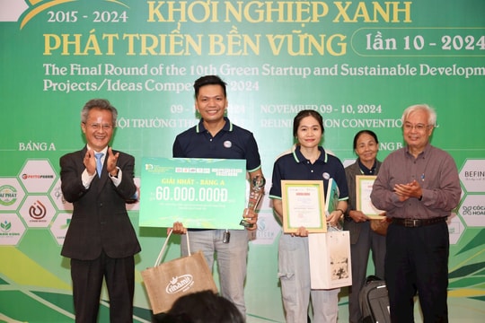 Khởi nghiệp từ củ mì, chàng trai đoạt giải nhất Khởi nghiệp xanh