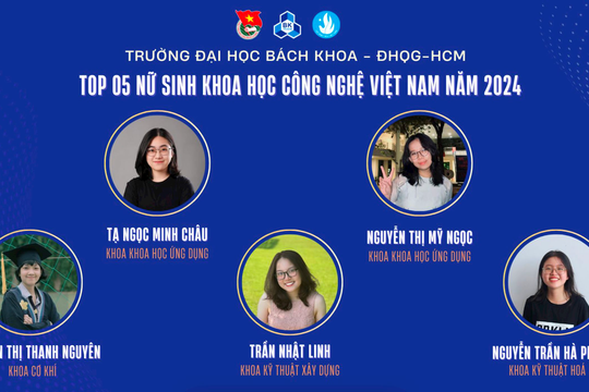 Những “Bông hồng” Bách khoa TP.HCM đạt giải Khoa học công nghệ