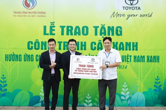 Toyota Việt Nam tiếp tục triển khai Chương trình “Một tỷ cây xanh – Vì Việt Nam xanh” năm 2024 tại tỉnh Vĩnh Phúc, Quảng Nam