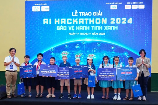 "Bùng nổ" sáng tạo tại chung kết cuộc thi AI Hackathon 2024