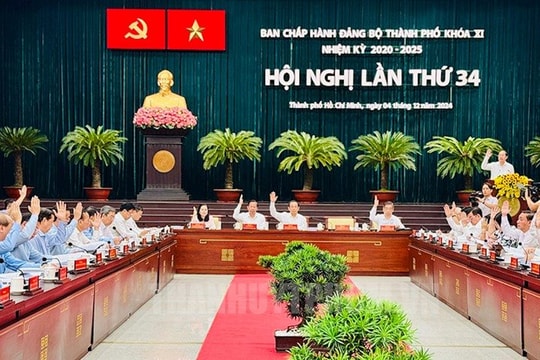 Khai mạc Hội nghị lần thứ 34 Ban Chấp hành Đảng bộ TP.HCM khóa XI