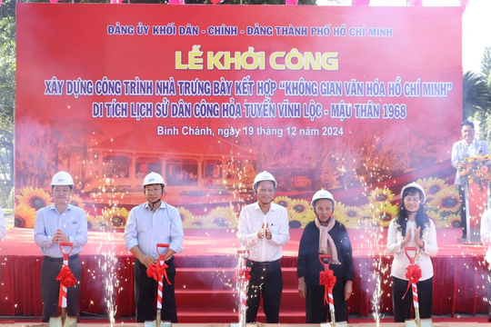 Khởi công xây dựng Nhà trưng bày kết hợp 'Không gian văn hóa Hồ Chí Minh'