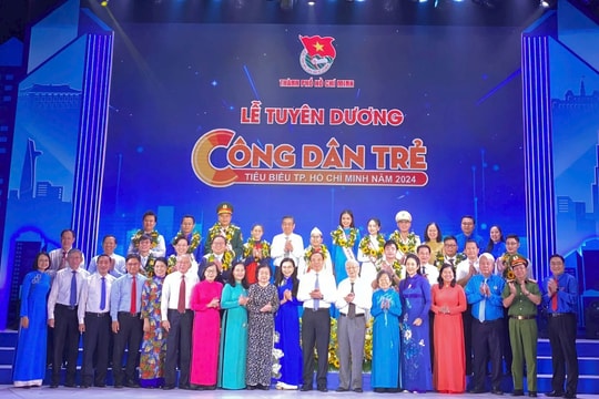 TP.HCM tuyên dương 14 công dân trẻ tiêu biểu năm 2024
