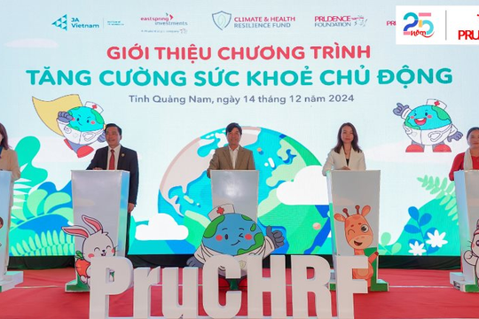 Prudential khởi động chương trình “Tăng cường sức khỏe chủ động”