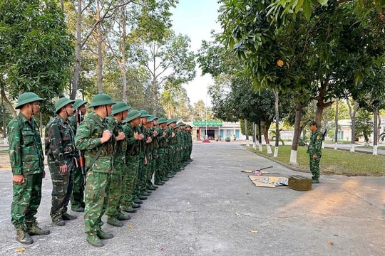 BĐBP Long An đã sẵn sàng đón nhận và huấn luyện chiến sĩ mới