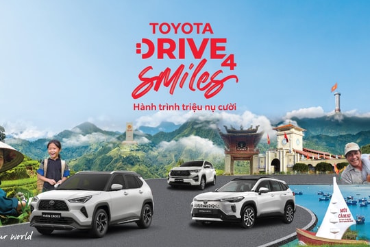 Toyota thực hiện “Hành trình Toyota – Hành trình triệu nụ cười”