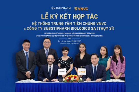 VNVC và Substipharm Biologics (Thụy Sĩ) ký ghi nhớ hợp tác, đưa vắcxin ngừa tay chân miệng về Việt Nam