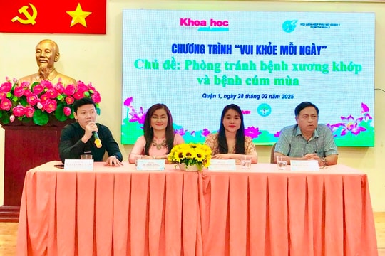 Trang bị kiến thức phòng dịch cúm, bệnh xương khớp cho phụ nữ Quận 1