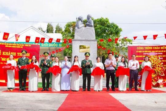 BĐBP Bà Rịa – Vũng Tàu khánh thành tượng đài Bác Hồ với chiến sĩ Biên phòng
