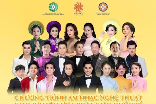Nhiều nghệ sĩ góp mặt tại Chương trình Giao lưu Âm nhạc Nghệ thuật Phật giáo quốc tế