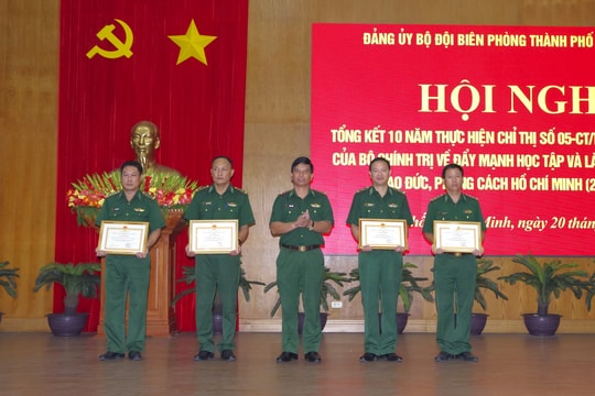 Đảng ủy BĐBP TP.HCM: Tổng kết 10 năm thực hiện Chỉ thị 05-CT/TW của Bộ Chính trị