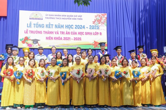 Trường THCS Nguyễn Văn Trỗi tổng kết năm học 2024 - 2025