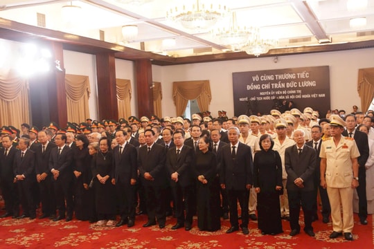 TP.HCM tổ chức lễ viếng, lễ truy điệu nguyên Chủ tịch nước Trần Đức Lương