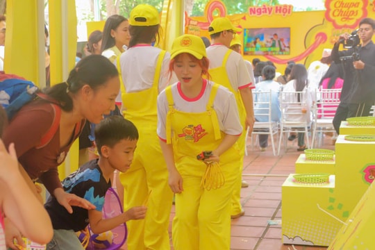 Nhiều gia đình chọn vui chơi, vượt thử thách với Chupa Chups dịp 1/6