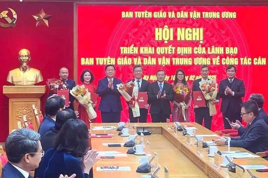 Đổi mới tư duy nhận thức, hành động, nâng cao chất lượng tham mưu chiến lược trên lĩnh vực Tuyên giáo và Dân vận