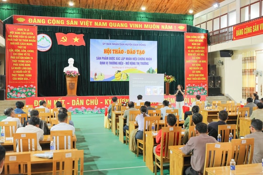 Lâm Đồng: Quảng bá và kết nối tiêu thụ sản phẩm được xác lập nhãn hiệu chứng nhận