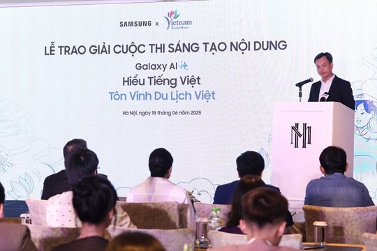 Trao giải cuộc thi sáng tạo nội dung “Galaxy AI hiểu tiếng Việt, tôn vinh Du lịch Việt”