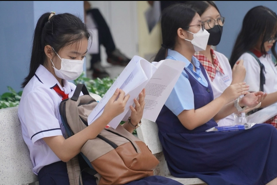 TP HCM công bố điểm thi tuyển sinh lớp 10