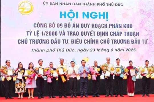 TP. Thủ Đức công bố 9 đồ án quy hoạch phân khu