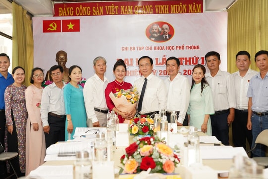 Đại hội Chi bộ Tạp chí Khoa học phổ thông, nhiệm kỳ 2025 – 2030: Thành công tốt đẹp