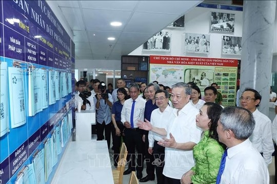 Tổng Bí thư khảo sát mô hình tổ chức chính quyền địa phương 2 cấp tại TP.HCM