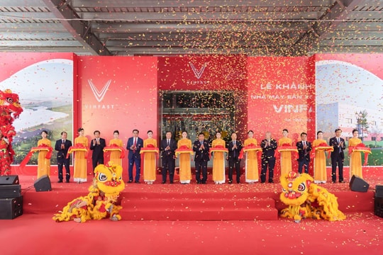 VinFast khánh thành Nhà máy sản xuất ô tô điện tại Hà Tĩnh