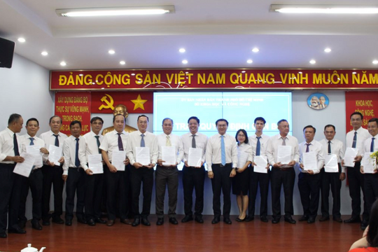 Sở Khoa học và Công nghệ TP.HCM kiện toàn bộ máy tổ chức sau sáp nhập