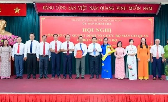 Kiện toàn Cơ quan Ủy ban Kiểm tra Thành ủy TP.HCM