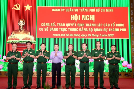 Kiện toàn các tổ chức cơ sở Đảng trực thuộc Đảng bộ Quân sự TP.HCM