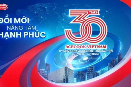 Acecook đồng hành cùng người Việt 30 năm, hành trình đổi mới nâng tầm hạnh phúc