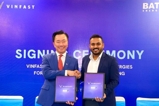 VinFast và BatX Energies ký kết thỏa thuận hợp tác chiến lược về tái chế và tái sử dụng pin điện áp cao