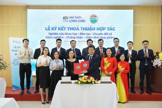 Long Châu hợp tác với Viện Kiểm nghiệm An toàn Vệ sinh Thực phẩm Quốc gia vì sức khỏe người dân