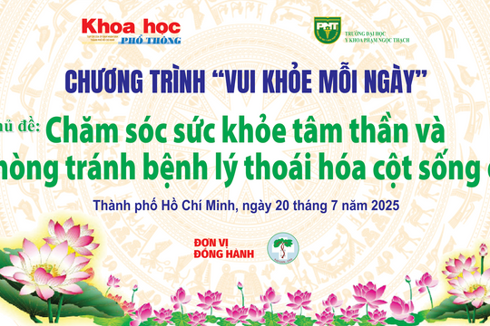 Vui khỏe mỗi ngày: Chăm sóc sức khỏe tâm thần cho các y, bác sĩ tương lai