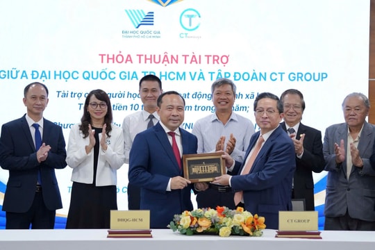 Tài trợ 100 tỷ đồng cho ĐHQG TP.HCM thúc đẩy công nghệ cao và thu hút nhân tài