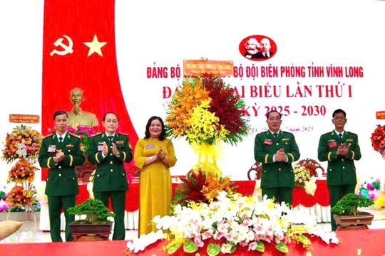 Đảng bộ Ban Chỉ huy BĐBP Vĩnh Long Đại hội lần thứ I, nhiệm kỳ 2025 - 2030