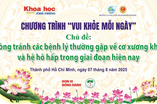 “Vui khỏe mỗi ngày” mang kiến thức phòng bệnh cơ xương khớp và hô hấp đến với người dân phường Cầu Ông Lãnh