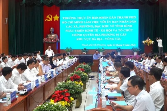 Chủ tịch UBND TP.HCM Nguyễn Văn Được làm việc với 30 phường, xã, đặc khu tại khu vực Bà Rịa – Vũng Tàu
