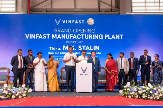 VinFast khánh thành Nhà máy lắp ráp ô tô điện tại Tamil Nadu, Ấn Độ
