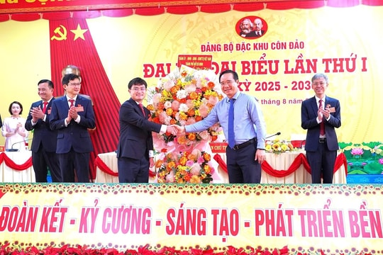 Chủ tịch UBND TP.HCM Nguyễn Văn Được dự Đại hội Đảng bộ Đặc khu Côn Đảo lần thứ I