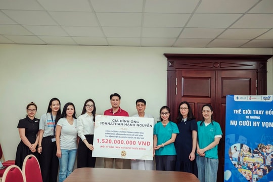 Chung tay cùng  tổ chức Smile Train và Bệnh viện ĐKQT Bắc Hà chữa lành nụ cười trẻ thơ