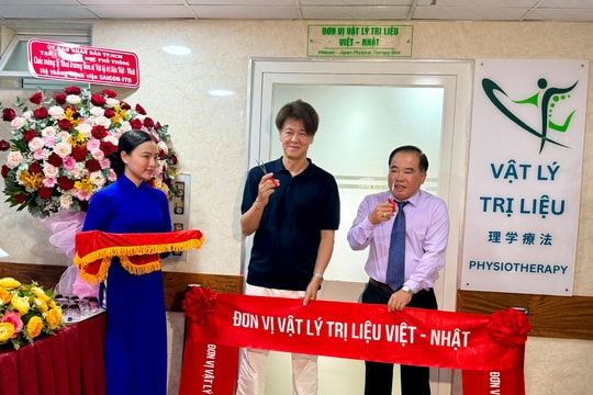 Khai trương Đơn vị Vật lý trị liệu Việt – Nhật tại Hệ thống Bệnh viện SAIGON-ITO