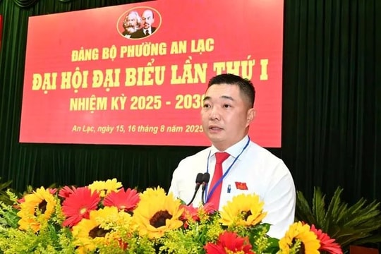 Đồng chí Lê Trương Hải Hiếu làm Bí thư Đảng ủy phường An Lạc
