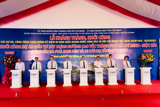 Khởi công cao tốc TP.HCM - Mộc Bài, dự kiến hoàn thành trong năm 2027