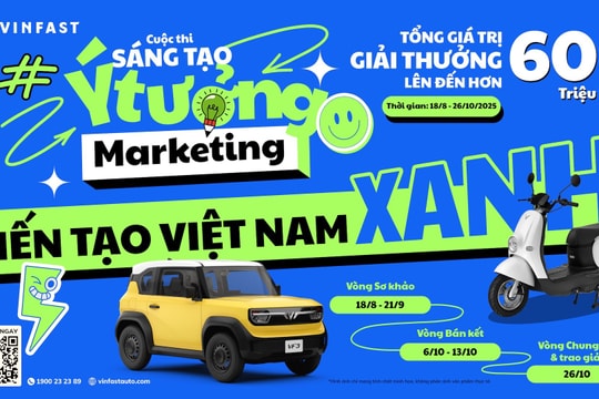 VinFast tổ chức cuộc thi “Kiến tạo Việt Nam Xanh”, tôn vinh những ý tưởng marketing đột phá