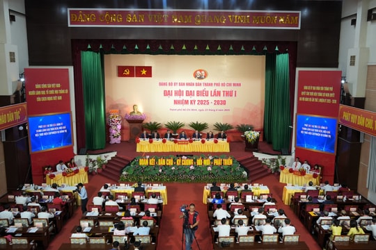 Khai mạc Đại hội đại biểu Đảng bộ UBND TP.HCM lần thứ I, nhiệm kỳ 2025 -2030