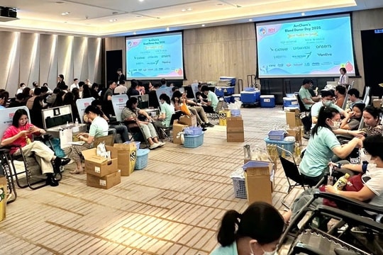 Hiệp hội Thương mại Mỹ tại Việt Nam tổ chức chương trình hiến máu tình nguyện năm 2025